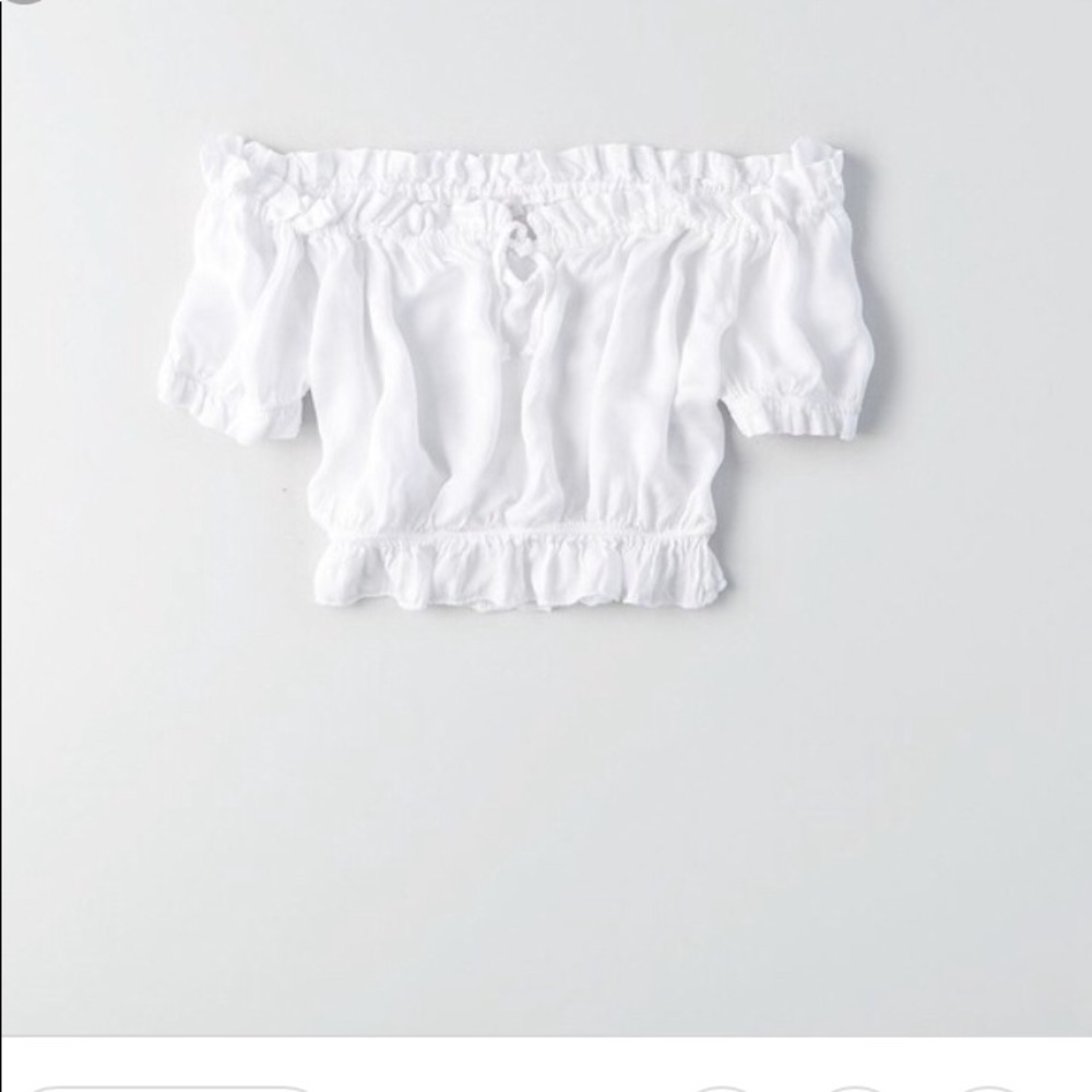 White crop top